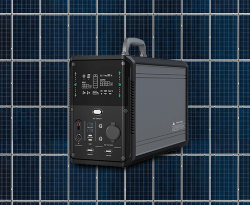 Portable Solar Backup Generator 3000W Peak 5521×2 Ports 120W 12V