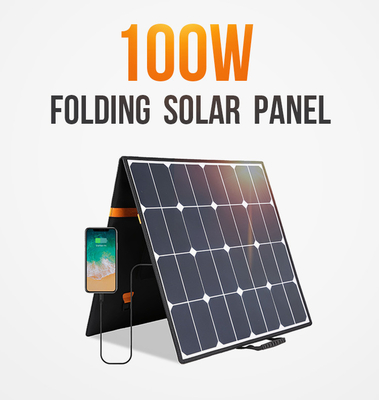 100 w Foldable Solar Panel Charger 32v For Power Station Outdoor