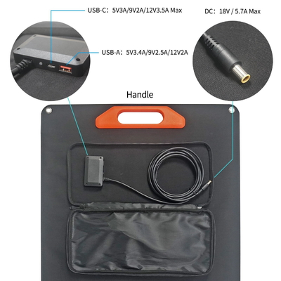 100w Etfe Solar Charger Power Bank Panel For Summer Camping Van RV