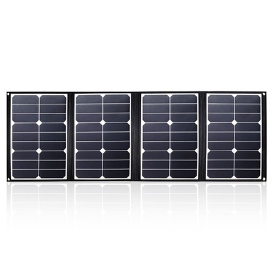 PVDF Portable 80w Foldable Solar Panel Charger With DC And USB Output