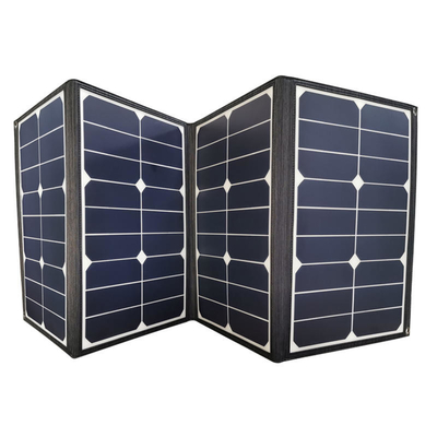 PVDF Portable 80w Foldable Solar Panel Charger With DC And USB Output
