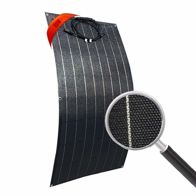 100 Watt Waterproof Flexible Monocrystalline Solar Panel Mono Solar Module For RV
