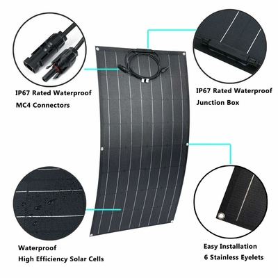 Bendable 12V 100w Monocrystalline Solar Panel Flexible