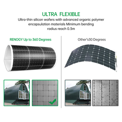 Portable Flexible Solar Film 100W Flexible Amorphous Solar Panel
