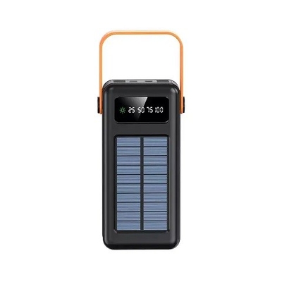 30000mAh 100000mAh 120000Mah Solar Charger Detachable Cable Solar Power Bank With Lanyard
