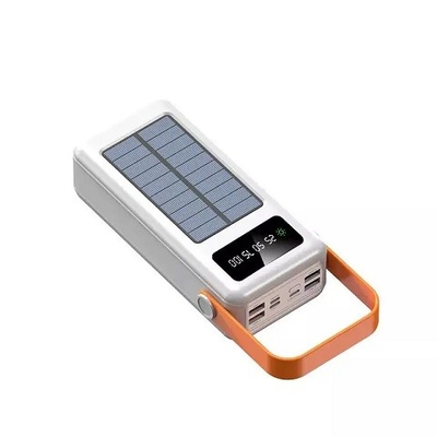 30000mAh 100000mAh 120000Mah Solar Charger Detachable Cable Solar Power Bank With Lanyard