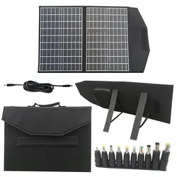 Flexible 5 Fold Foldable Solar Panel 100W 18v Solar Cell Panel For Home Outdoor