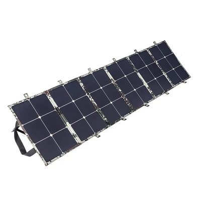 Portable 120w Folding Solar Panel Mono Solar Cells ETFE Lamination