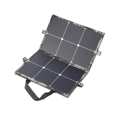 Portable 120w Folding Solar Panel Mono Solar Cells ETFE Lamination