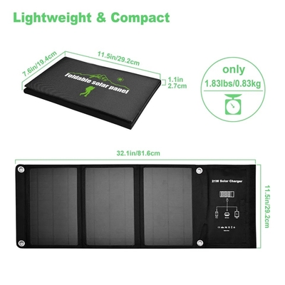 Mini Foldable Solar Panel 120w For Smartphone / Camera / PSP / Power Bank