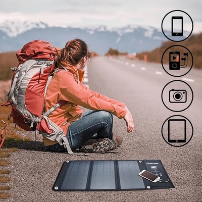 Mini Foldable Solar Panel 120w For Smartphone / Camera / PSP / Power Bank