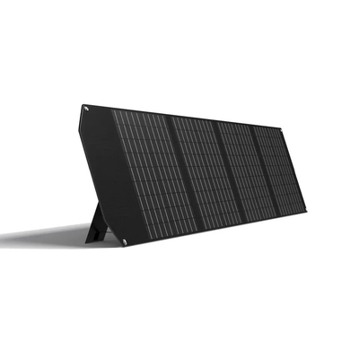 Black Flexible Portable 100w Foldable Solar Panel For Laptop Charger / Camping Outdoor