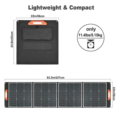 Lightweight Waterproof 100w Folding Solar Panel Solar Blanket Charger For Outdoor