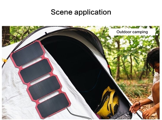 28w Folded Sunpower Solar Panels Flexible Pocket 12v/15v With Power Kits For Camping