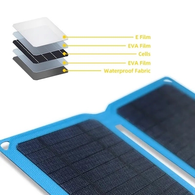 Portable Folding Solar Panel 10W Power Charger For Camping Travel Hiking