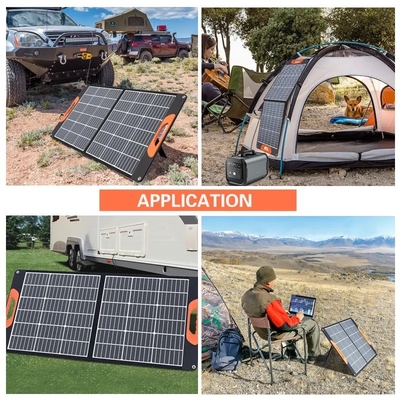 60W 100W 150W Portable Folding Solar Panels 200W For Outdoor Camping