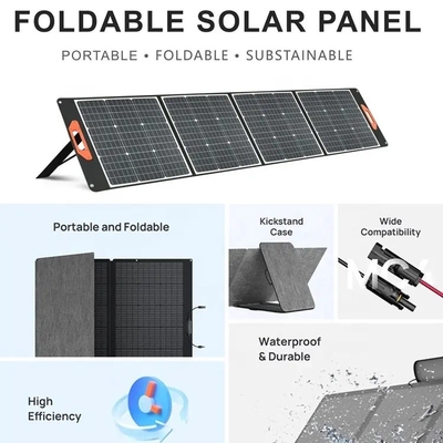 New high efficiency 120w portable folding carport camping solar panel 100W 200W caravan solar kits with USB outputs