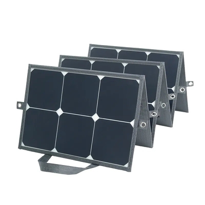110W Foldable Solar Panel ETFE Portable 6 Folding Travel Charger Home Use Solar Panel