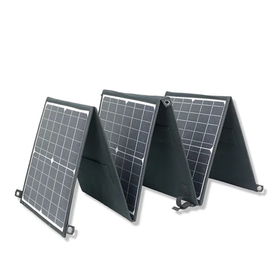110W Foldable Solar Panel ETFE Portable 6 Folding Travel Charger Home Use Solar Panel