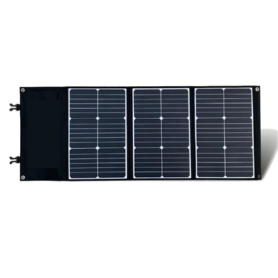 Foldable Solar Panel Handbag Power Station Portable Sunpower 6 Fold ETFE 60W 110w 220w