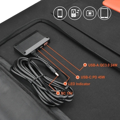 ETFE 100W Solar Panel Foldable Charging Kit 60w 100w 3 Fold 5 Fold Each Single Module