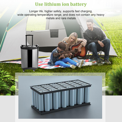 2500Wh Emergency Portable Power Station Generator LiFePO4 Battery