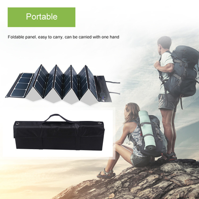 Portable Foldable Solar Panel 120W Waterproof For Outdoors Camping