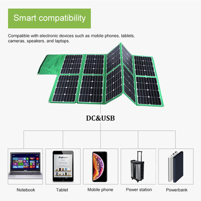 FCC 300 watt Foldable Solar Panel Portable Solar Charger For Electric Car