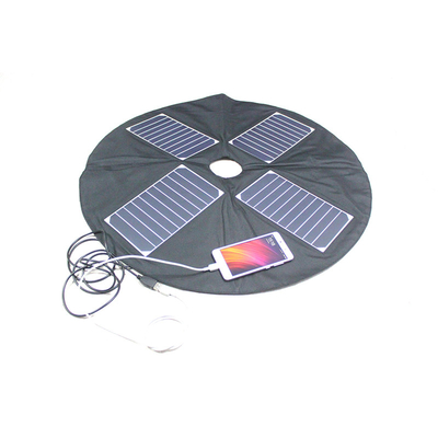 20w Waterproof Umbrella Solar Panel Charger With 2 Usb Output