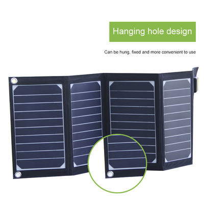 Solar Charger 20w Foldable Solar Panel Charger With 2 Usb Output Waterproof