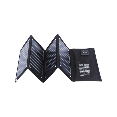 IPX4 Portable Foldable Solar Panel Charger 20 Watt With 2 Usb Output