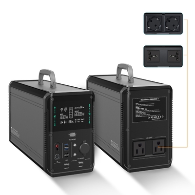 1380Wh 3000W Portable Mini Solar Panel Generator System Kits