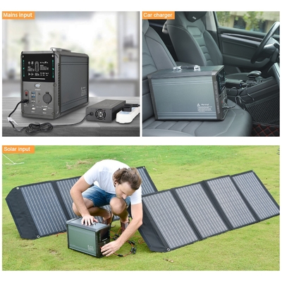 Lithium Ion Emergency Solar Generator Lifepo4 Portable Power Station 3000W