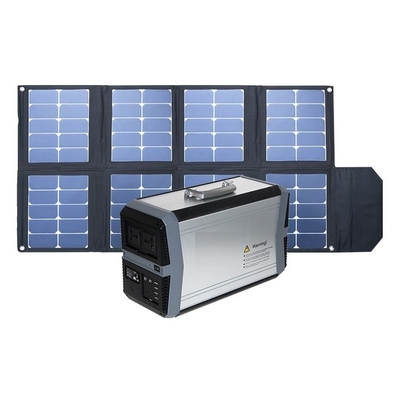 1000W Li-Ion Battery MPPT Portable Power Station Generator Solar System For Home