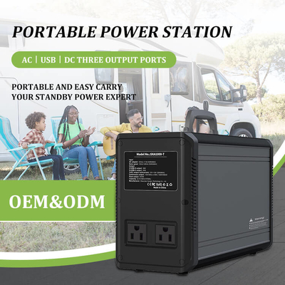 MSDS 1075Wh Smart Solar Panel Generator With Lithium Ion Battery Powered