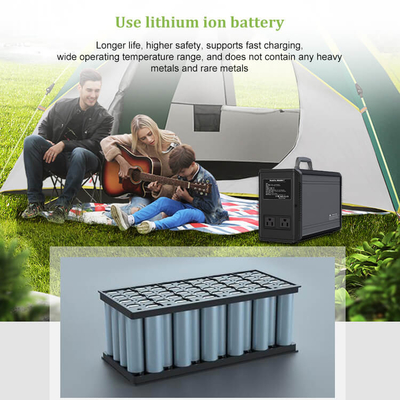 MSDS 1075Wh Smart Solar Panel Generator With Lithium Ion Battery Powered