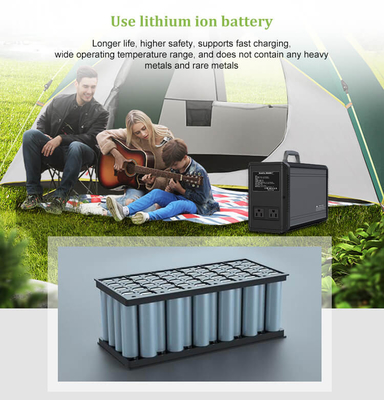 Lifepo4 Battery Portable Power Plant Portable Power Station For Refrigerator 1000wh
