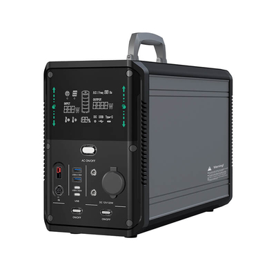 1500w 1380Wh Portable Outdoor Solar Generator For Camping Home Emergency Power Supply