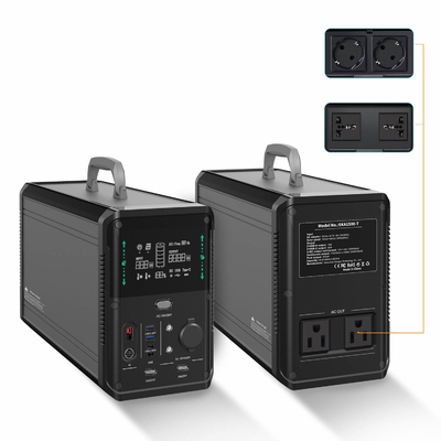 1380Wh Lifepo4 Solar Generator Solar Portable Power Supply Backup