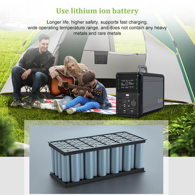 LiFePO4 Lithium Battery Portable Power Station 1500W For Home RV Emergency