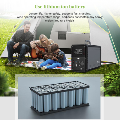 Portable 1kw Lifepo4 Solar Generator Power Station 220v 110v
