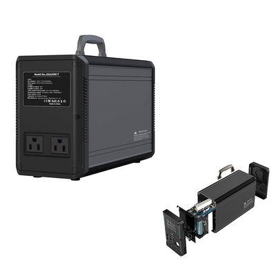 1000W Backup Solar Generator Station Lithium Battery Powered 60Hz