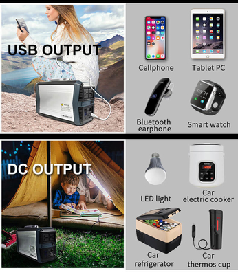 All In One Inverter Off Grid Li Ion Power Station Solar Generator 500W