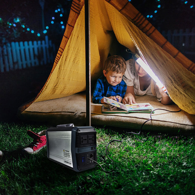 BMS Lithium Battery Portable Solar Panel Generator 500W Power Station