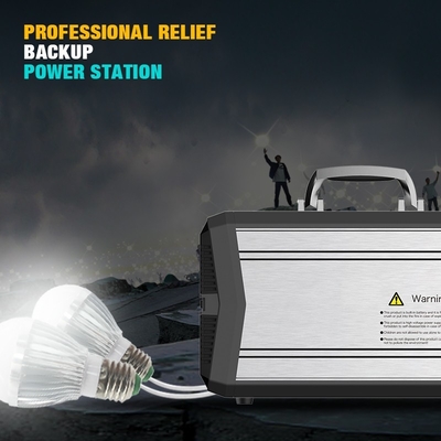 300W Solar Charged Lithium Power Generator 220v AC Outlets