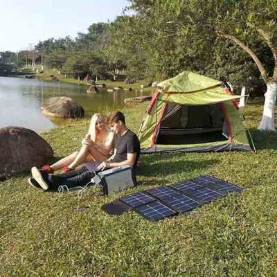 Home 300W 346Wh Li Ion Power Station Battery Type MPPT Solar Charged Generators