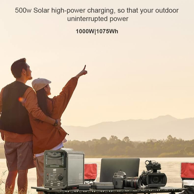 ODM DC AC Portable Li Ion Power Station Solar Generator 1KW