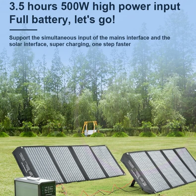 Rechargeable LiFePO4 Battery Powered Solar Panel Generator Power Supply 2000W
