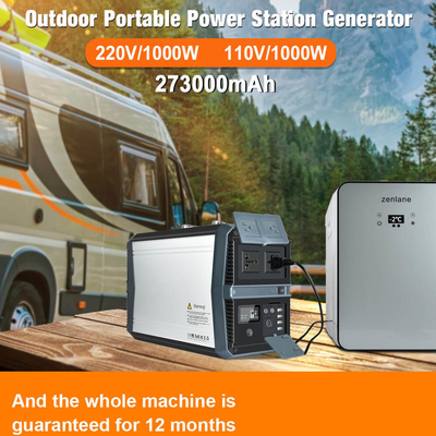 1000w Small Portable Powerstation 220v Generator With Solar Panel