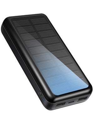 IPX5 Solar Powered Portable Charger 30000mAh Battery Pack For IPhone 1